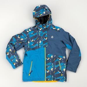 Dare2B Insulated Waterproof Winter Ski Zip Up Hooded Jacket Kids 11-12